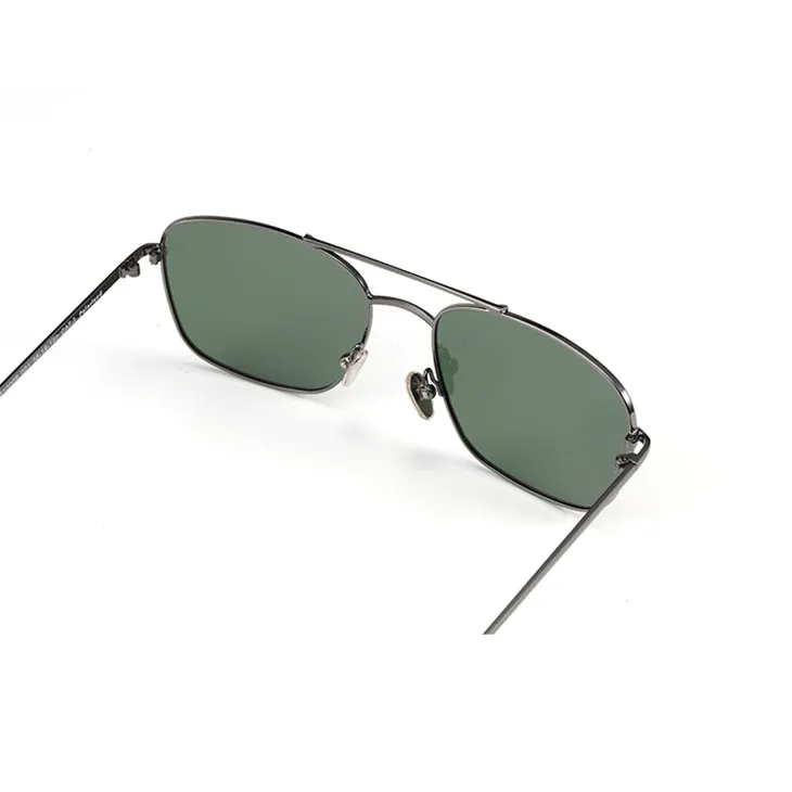Double Bridge Metal Sunglasses For Sale