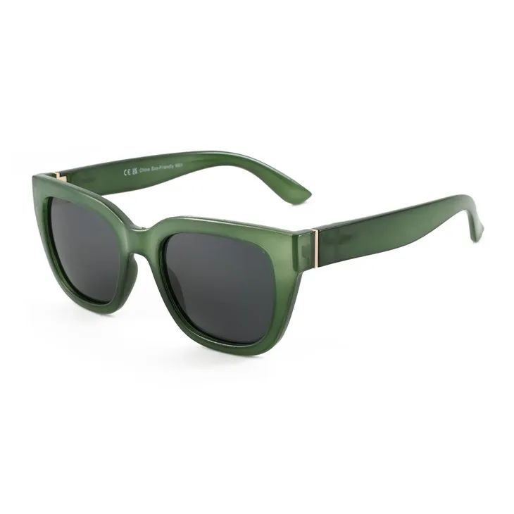 Men Women Square PC Recycled Plastic Sunglasses
