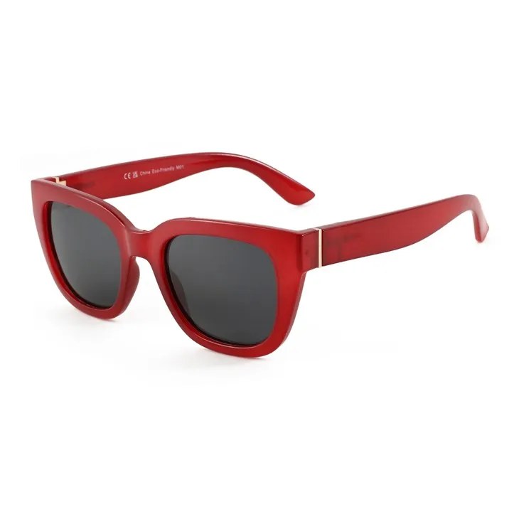 Men Women Square PC Recycled Plastic Sunglasses