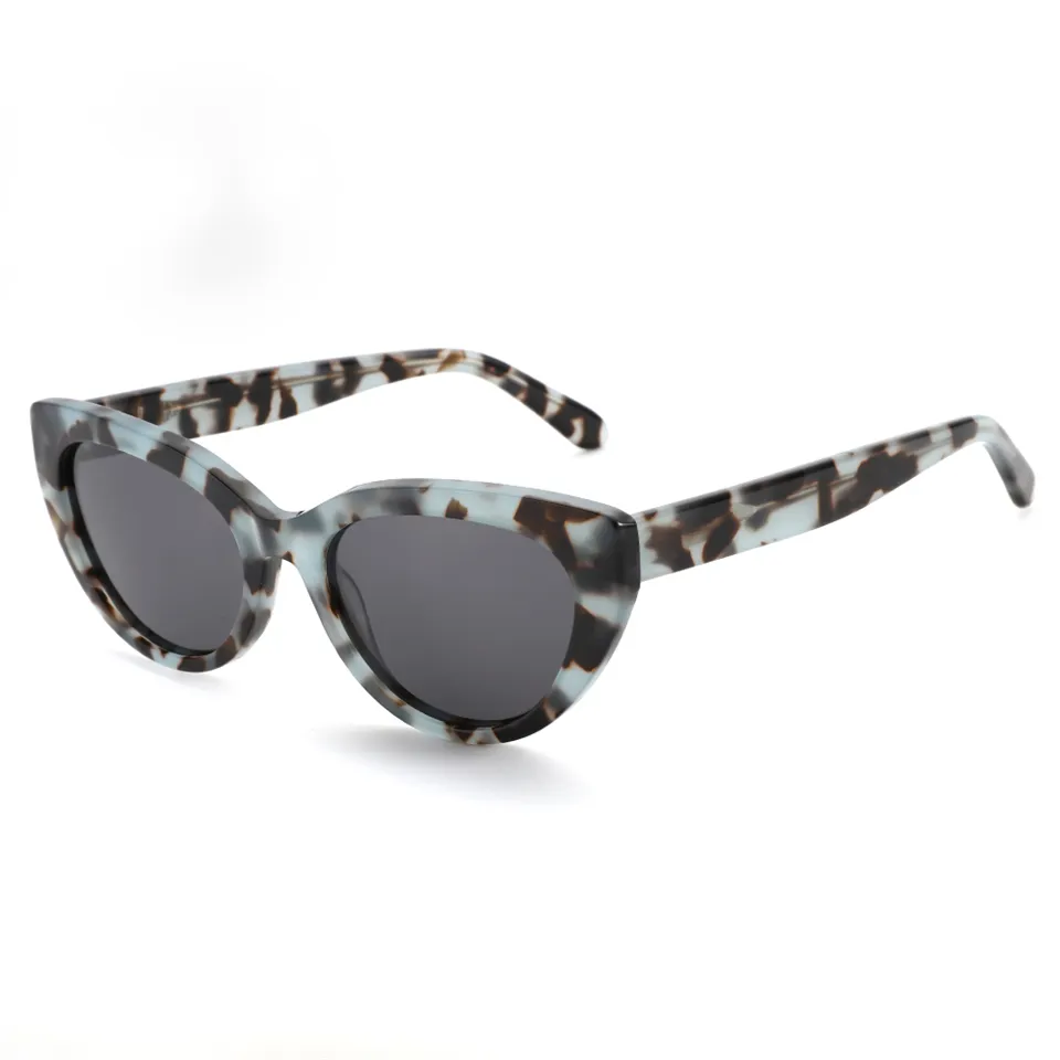 Oversized Cat Eye Acetate Plastic Sunglasses