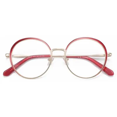 Sieviešu dizaina apaļas optiskās brilles